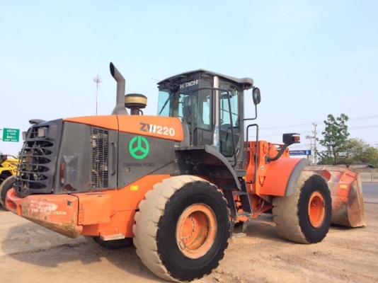 ขายรถตักล้อยาง HITACHI ZW220 (เทียบเท่า WA380-6) ปี 2012 รถนอกนำเข้าจากญี่ปุ่น มีVDOการทำงานครับ