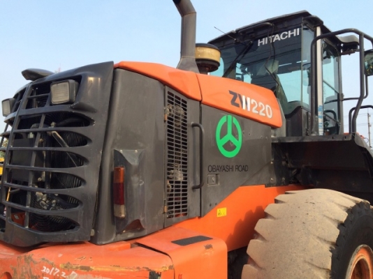ขายรถตักล้อยาง HITACHI ZW220 (เทียบเท่า WA380-6) ปี 2012 รถนอกนำเข้าจากญี่ปุ่น มีVDOการทำงานครับ