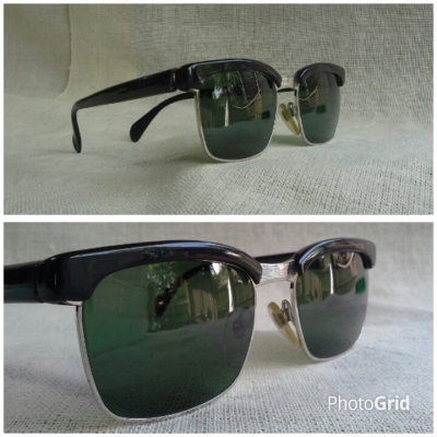 แว่นตาทองขาวเยอรมัน ยุค &#039;50s  โมเดล &#039;คลับมาสเตอร์&#039;  Vintage Rodenstock handmade in Germany