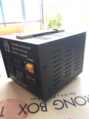 หม้อแปลงไฟจาก 220v ==> 100v ขนาด 2,000w
