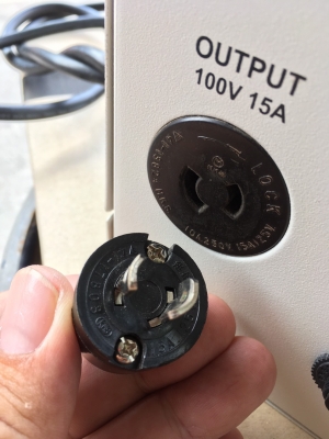 หม้อแปลงไฟจาก 220v ==> 100v ขนาด 1.5kva