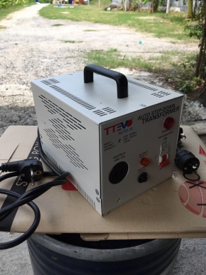 หม้อแปลงไฟจาก 220v ==> 100v ขนาด 1.5kva