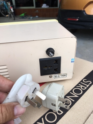 หม้อแปลงไฟจาก 220v ==> 110v ขนาด 800w