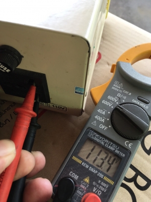 หม้อแปลงไฟจาก 220v ==> 110v ขนาด 800w