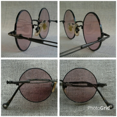 แว่นตาวินเทจ หยดน้ำ จอห์น เลนนอน &#039;เลนส์เล็ก หัวใจโต&#039;  Vintage LICHT handmade in Japan