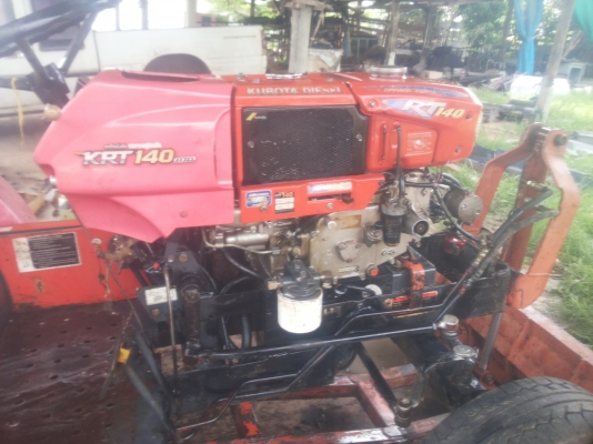ขายตามสภาพรถไถ14แรงมีดันหน้าเครื่องติดปกติ