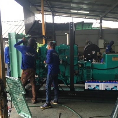 เครื่องปั่นไฟCUMMINS300kva.AUTO USA.รับประกัน1ปี