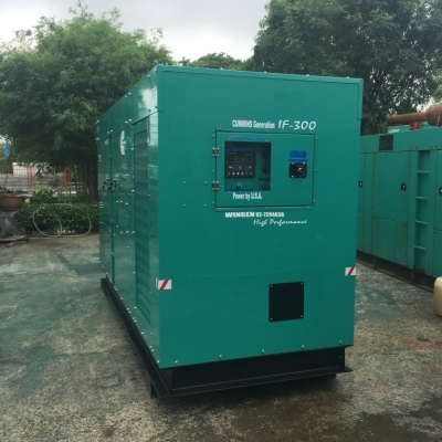 เครื่องปั่นไฟCUMMINS300kva.AUTO USA.รับประกัน1ปี
