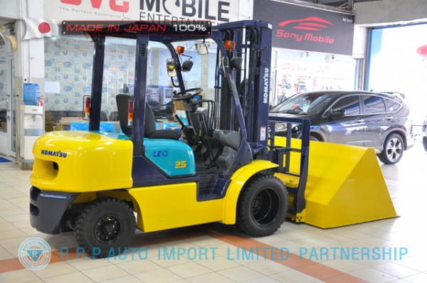 ขายรถโฟล์คลิฟท์มือสอง KOMATSUKOMATSU รุ่น FD25-12-51096 นำเข้าไม่เคยใช้งานในไทย