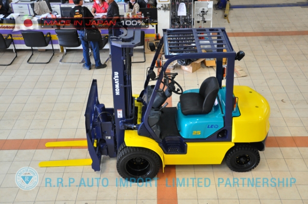 ขายรถโฟล์คลิฟท์มือสอง KOMATSUKOMATSU รุ่น FD25-12-51096 นำเข้าไม่เคยใช้งานในไทย