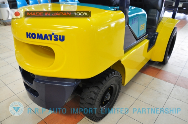 ขายรถโฟล์คลิฟท์มือสอง KOMATSUKOMATSU รุ่น FD25-12-51096 นำเข้าไม่เคยใช้งานในไทย