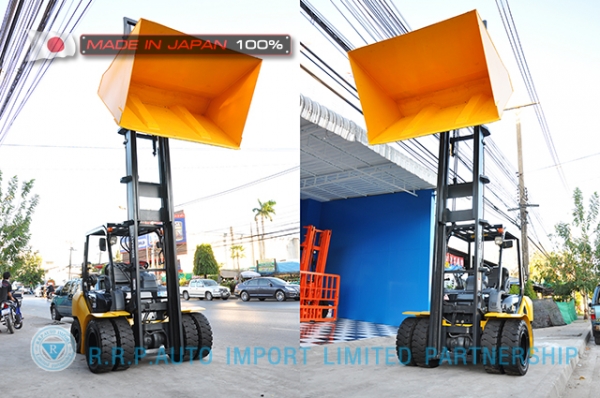 ขายรถโฟล์คลิฟท์มือสอง KOMATSU รุ่น FD30T-16-724251 นำเข้าไม่เคยใช้งานในไทย