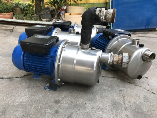 ขายปั้มน้ำหัวสแตนเลส Ebara 1.2HP. 220V ไฟบ้าน made in Italy สภาพสวยมากเดิมๆ วิ่งนิ่ม พร้อมใช้งาน มี 4ตัวครับ