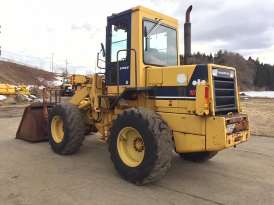 KOMATSU WA100-1 รถตักล้อยาง 1.2 คิว กรองเดี่ยว นำเข้าจากญี่ปุ่น โทร. 080-6565422 (หนิง)