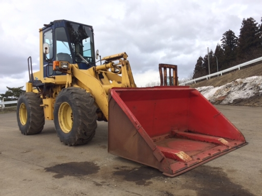 KOMATSU WA100-1 รถตักล้อยาง 1.2 คิว กรองเดี่ยว นำเข้าจากญี่ปุ่น โทร. 080-6565422 (หนิง)