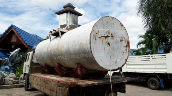 ถังน้ำ ขนาดบรรจุ 10,000 ลิตร ถังยาว 4.90 เมตร