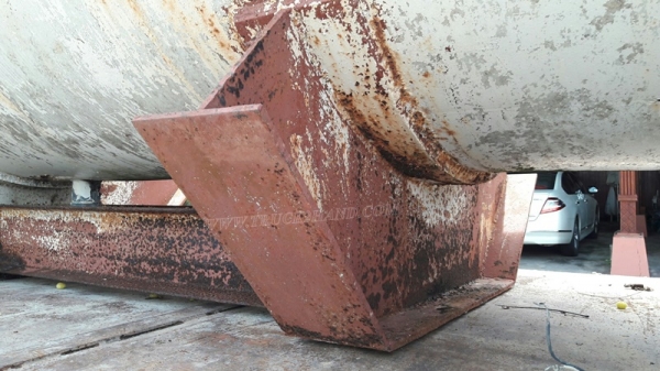 ถังน้ำ ขนาดบรรจุ 10,000 ลิตร ถังยาว 4.90 เมตร