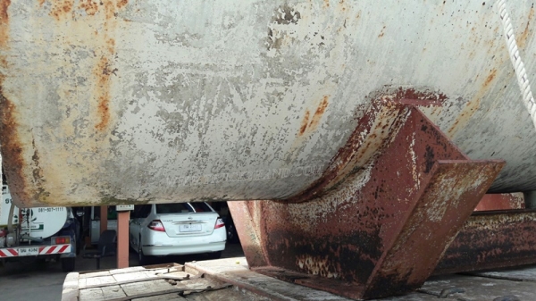 ถังน้ำ ขนาดบรรจุ 10,000 ลิตร ถังยาว 4.90 เมตร