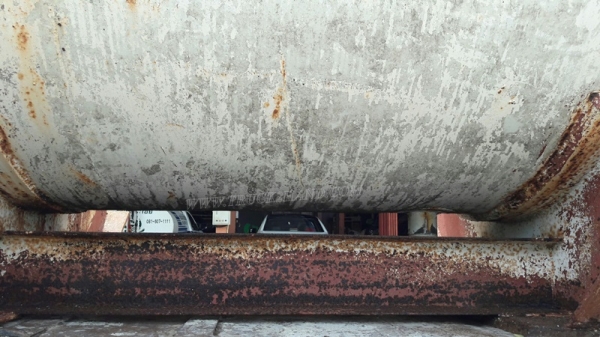 ถังน้ำ ขนาดบรรจุ 10,000 ลิตร ถังยาว 4.90 เมตร