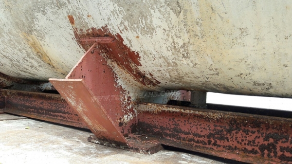 ถังน้ำ ขนาดบรรจุ 10,000 ลิตร ถังยาว 4.90 เมตร