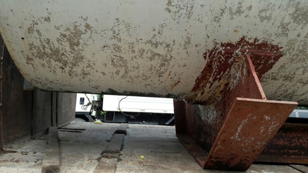 ถังน้ำ ขนาดบรรจุ 10,000 ลิตร ถังยาว 4.90 เมตร