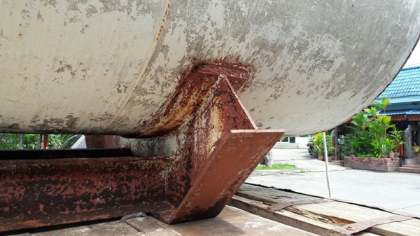 ถังน้ำ ขนาดบรรจุ 10,000 ลิตร ถังยาว 4.90 เมตร