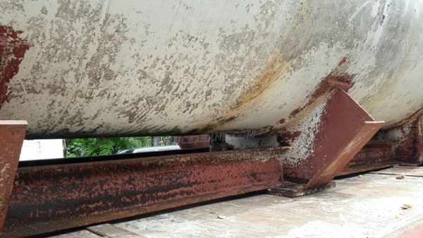 ถังน้ำ ขนาดบรรจุ 10,000 ลิตร ถังยาว 4.90 เมตร