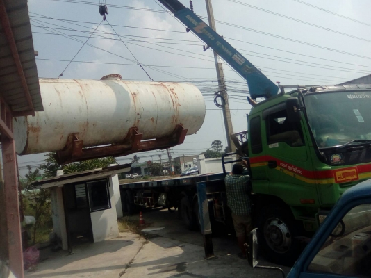 ถังน้ำ ขนาดบรรจุ 10,000 ลิตร ถังยาว 4.90 เมตร
