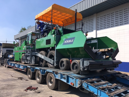 ส่งมอบครับพร้อมกัน2คัน รถบดRT200WTและรถปูยาง VOGELE S1704