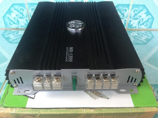 แอมป์2ch mds (ฝาครบ)ขาย 850 บาท มือสองใช้งานปกติทุกตัวขับกลางแหลมอย่างละ4-6ดอกได้ สนใจ0892425454 อยู่สระบุรี