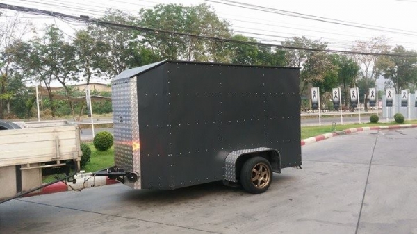 ขายพ่วงตู้ บรรทุกรถมอไซค์โดยเฉพาะครับ ขนาดตู้ กว้าง1.60เมตร ยาว 3เมตร สูง1.80เมตร