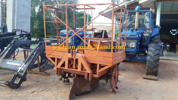 ขายแล้วครับ เครื่องปลูกอ้อยร่องคู่ 40cm. ของ ก.แสงยนต์ ๑ ท่าไม้ สภาพสวยพร้อมใช้งานถังปุ๋ยสเตนเลส จานกลบ ลูกกลิ้งเดี่ยว