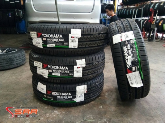 YOKOHAMA AA01 195/60R15 เส้นละ 2,500 บาท YOKOHAMA AA01 195/60R15 เส้นละ 2,500 บาท