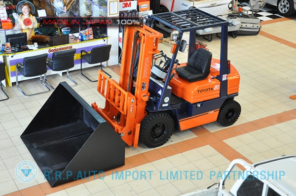 ขายรถโฟล์คลิฟท์มือสอง TOYOTA รุ่น 5FD20-66847 นำเข้าจากประเทศญี่ปุ่น 100\% ไม่เคยใช้งานในไทย