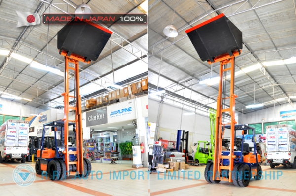 ขายรถโฟล์คลิฟท์มือสอง TOYOTA รุ่น 5FD25-62760 นำเข้าจากประเทศญี่ปุ่น 100\% ไม่เคยใช้งานในไทย