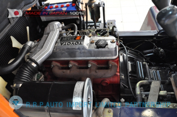 ขายรถโฟล์คลิฟท์มือสอง TOYOTA รุ่น 5FD25-62760 นำเข้าจากประเทศญี่ปุ่น 100\% ไม่เคยใช้งานในไทย