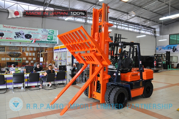 ขายรถโฟล์คลิฟท์มือสอง TOYOTA รุ่น 5FD35-15473 นำเข้าจากประเทศญี่ปุ่น 100\% ไม่เคยใช้งานในไทย