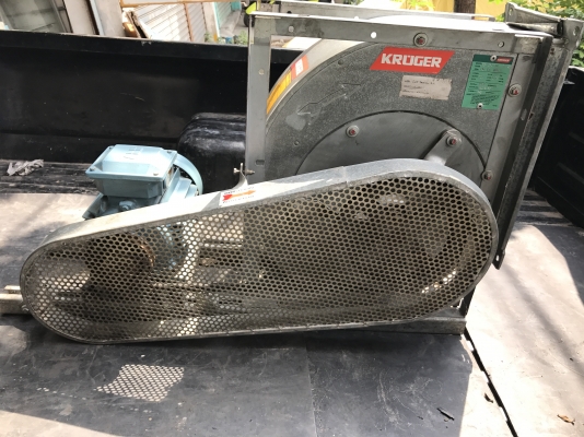 ขายโบวเวอร์ดูดฝุ่น-ดูดอากาศ Kruger 3HP. 380V สภาพสวยเดิมๆ วิ่งนิ่ม พร้อมใช้งาน