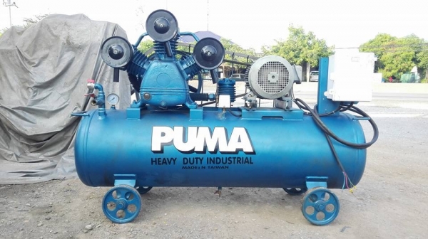 ** ไปอยู่ระยองครับ ** ปั้มลม PUMA 5 HP 380V 165 Lite พร้อมใช้