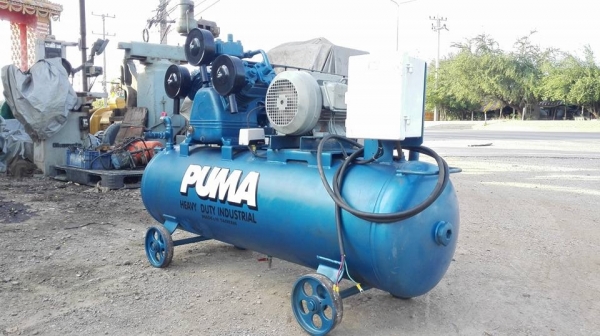 ** ไปอยู่ระยองครับ ** ปั้มลม PUMA 5 HP 380V 165 Lite พร้อมใช้