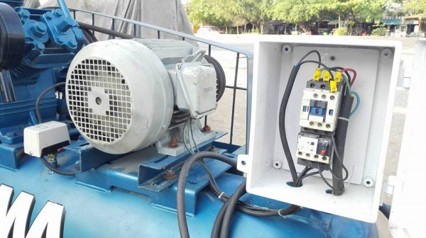 ** ไปอยู่ระยองครับ ** ปั้มลม PUMA 5 HP 380V 165 Lite พร้อมใช้