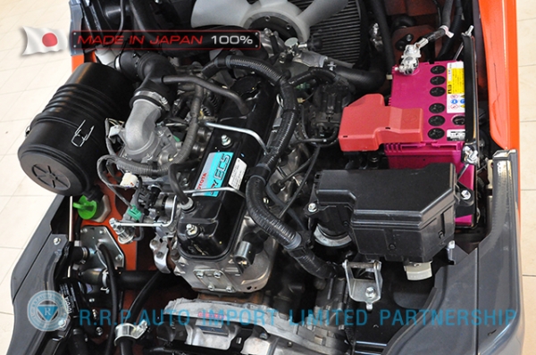 ขายรถโฟล์คลิฟท์มือสอง TOYOTA รุ่น 8FG15-13765 นำเข้าจากประเทศญี่ปุ่น 100\% ไม่เคยใช้งานในไทย