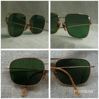 แว่นตาโกลด์ฟิลด์ฝรั่งเศส ยุค 1940s  ราคานักศึกษา!  Vintage MOREL handmade  in France  14 K  บิ๊กไซซ์ !