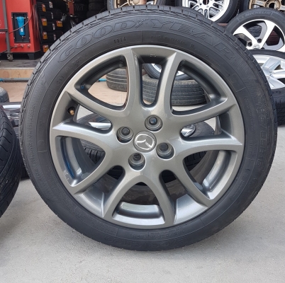 ขายล้อMazda2 TOP16(สีกัล) ยาง185/55/16 ปี 14  4 ล้อ