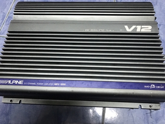 alpine MRV-1000 2ch แรงๆคับ