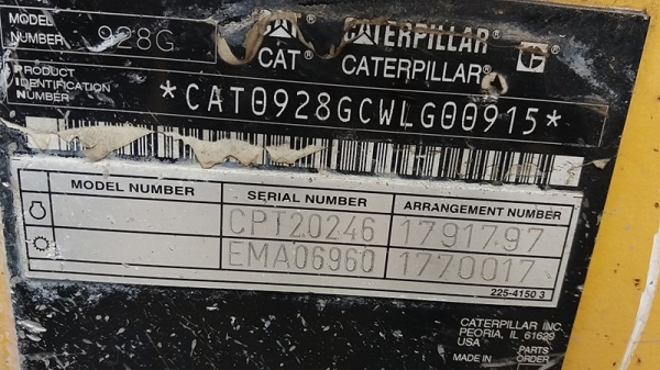 CATERPILLAR รุ่น 928 G CATERPILLAR รุ่น 928 G