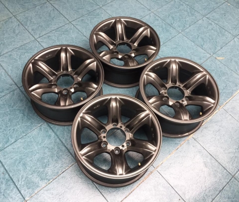 ล้อเล็บเหยี่ยวแท้ ขอบ16 สีเทา-ดำ สภาพสวย กริ๊บๆทุกวง