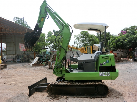 รถขุด MITSUBISHI ME035 ระบบไว เครื่องสวย เอวแน่น คอนโทนสั้น ปั้มนิ้ว แทรคเหล็ก เก่านอกญี่ปุ่น ราคา 330,000 บาท สนใจติดต่อ:096-5411713 หรือ 092-5768909