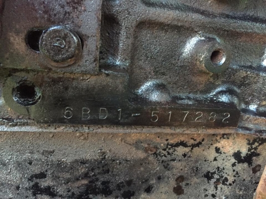 ขายเครื่อง Isuzu 6BD1 165 แรงม้า