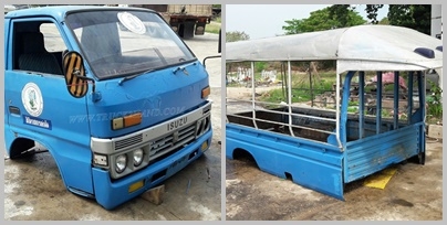 หัวเก๋ง ISUZU พร้อมกระบะมีหลังคา